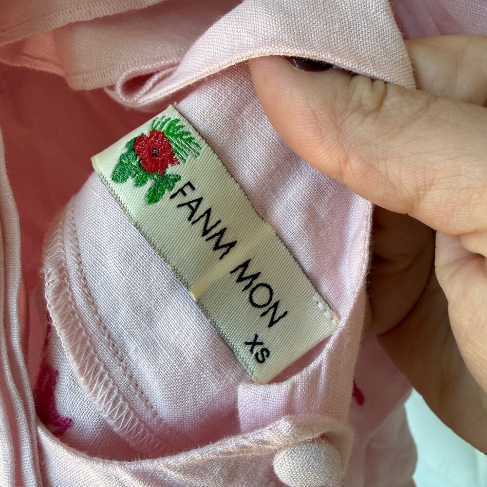 Fanm Mon Linen Embroidered Dress - Picture 6 of 6